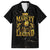 Reggae King Marley Family Matching Short Sleeve Bodycon Dress and Hawaiian Shirt Gold Lion LT05 - Wonder Print Shop