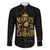 Reggae King Marley Family Matching Short Sleeve Bodycon Dress and Hawaiian Shirt Gold Lion LT05 - Wonder Print Shop