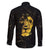 Reggae King Marley Family Matching Short Sleeve Bodycon Dress and Hawaiian Shirt Gold Lion LT05 - Wonder Print Shop