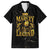 Reggae King Marley Family Matching Tank Maxi Dress and Hawaiian Shirt Gold Lion LT05 - Wonder Print Shop