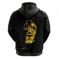 Reggae King Marley Hoodie Gold Lion LT05 - Wonder Print Shop