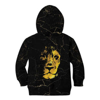 Reggae King Marley Kid Hoodie Gold Lion LT05 - Wonder Print Shop