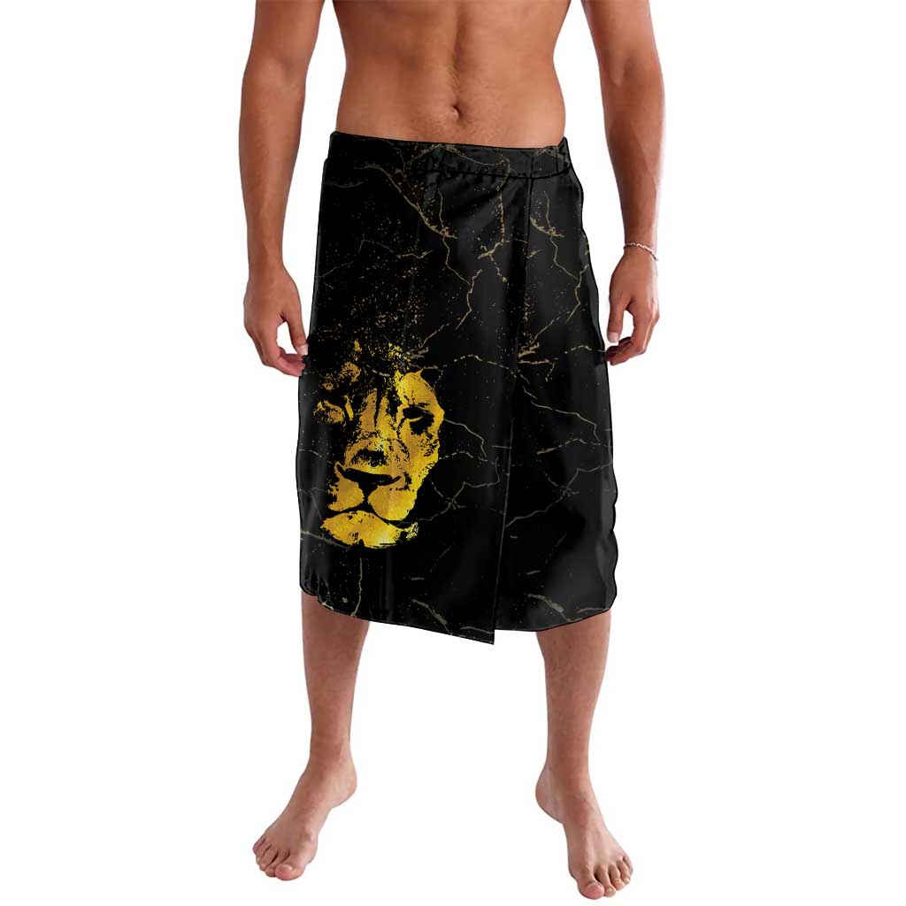 Reggae King Marley Lavalava Gold Lion LT05 - Wonder Print Shop