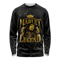 Reggae King Marley Long Sleeve Shirt Gold Lion LT05 - Wonder Print Shop