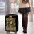 Reggae King Marley Luggage Cover Gold Lion LT05 - Wonder Print Shop
