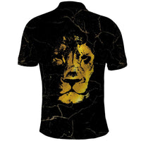 Reggae King Marley Polo Shirt Gold Lion LT05 - Wonder Print Shop
