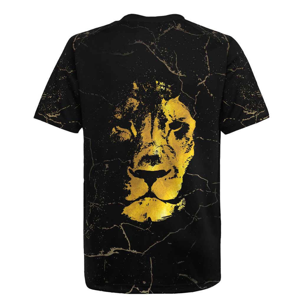 Reggae King Marley Rugby Jersey Gold Lion LT05 - Wonder Print Shop