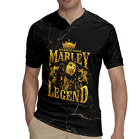 Reggae King Marley Rugby Jersey Gold Lion LT05 - Wonder Print Shop