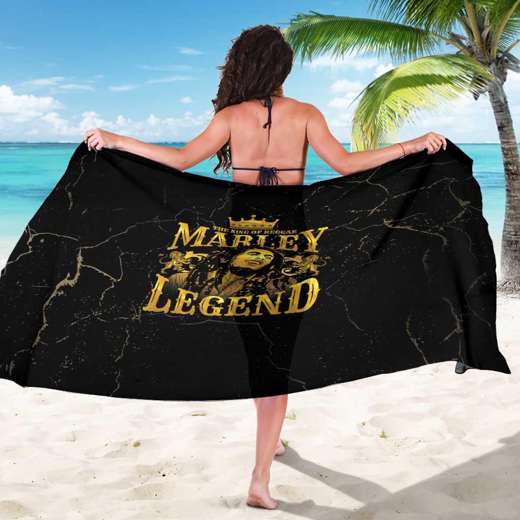 Reggae King Marley Sarong Gold Lion LT05 - Wonder Print Shop
