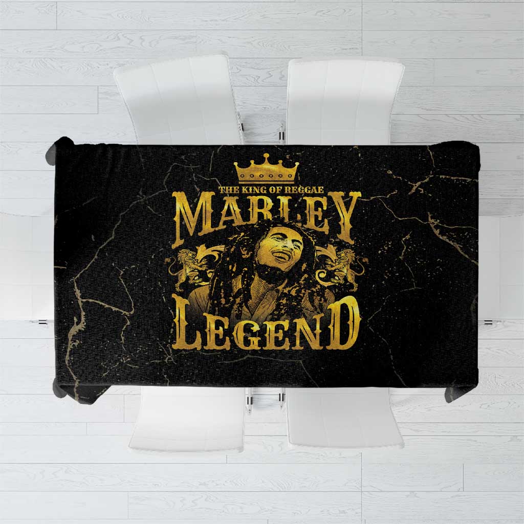 Reggae King Marley Tablecloth Gold Lion LT05 - Wonder Print Shop