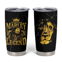 Reggae King Marley Tumbler Cup Gold Lion LT05 - Wonder Print Shop