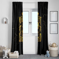 Reggae King Marley Window Curtain Gold Lion LT05 - Wonder Print Shop