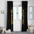 Reggae King Marley Window Curtain Gold Lion LT05 - Wonder Print Shop