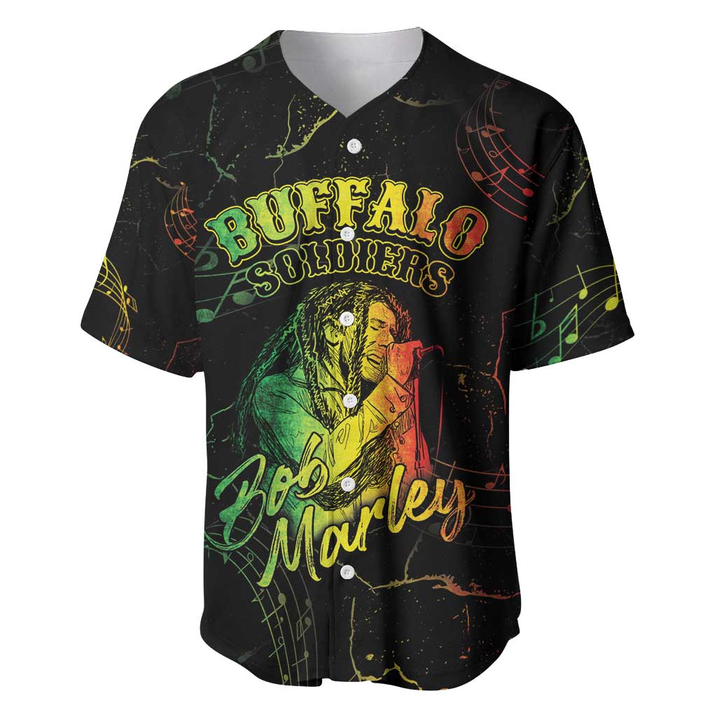 Reggae King Buffalo Soldier Baseball Jersey Honoring The Legend