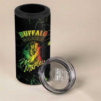 Reggae King Buffalo Soldier 4 in 1 Can Cooler Tumbler Honoring The Legend