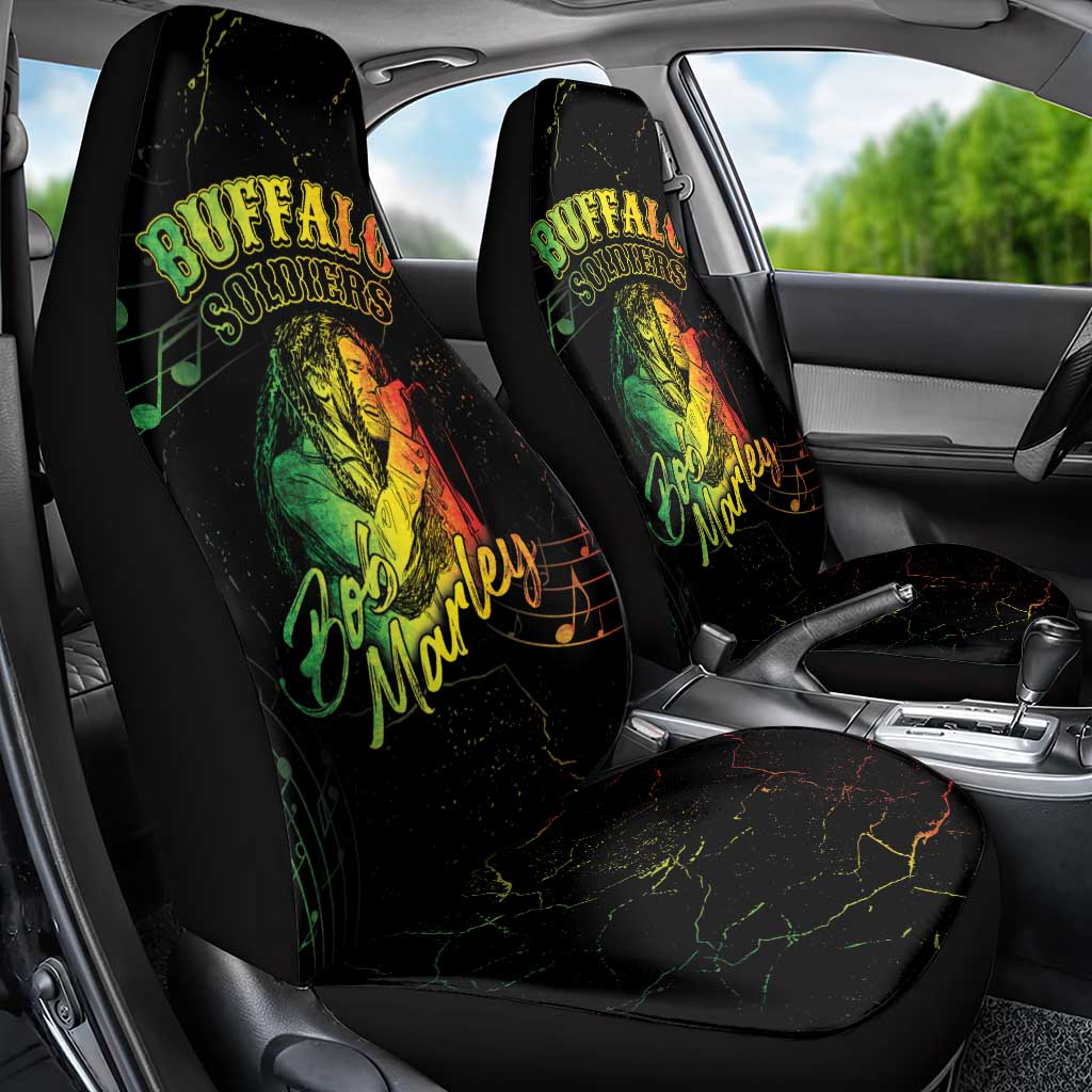 Reggae King Buffalo Soldier Car Seat Cover Honoring The Legend