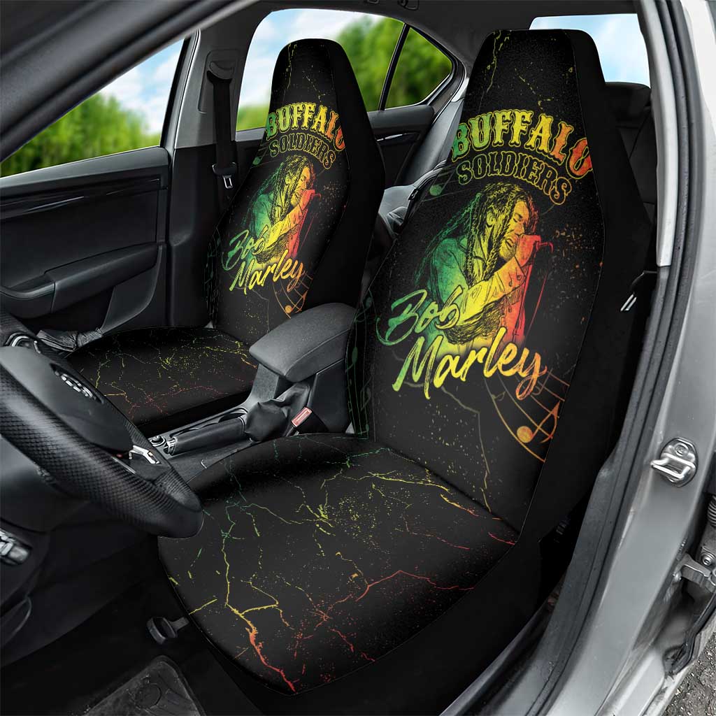 Reggae King Buffalo Soldier Car Seat Cover Honoring The Legend
