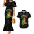 Reggae King Buffalo Soldier Couples Matching Mermaid Dress and Hawaiian Shirt Honoring The Legend