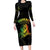 Reggae King Buffalo Soldier Family Matching Long Sleeve Bodycon Dress and Hawaiian Shirt Honoring The Legend