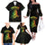 Reggae King Buffalo Soldier Family Matching Off The Shoulder Long Sleeve Dress and Hawaiian Shirt Honoring The Legend