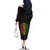 Reggae King Buffalo Soldier Family Matching Off The Shoulder Long Sleeve Dress and Hawaiian Shirt Honoring The Legend