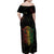 Reggae King Buffalo Soldier Family Matching Off Shoulder Maxi Dress and Hawaiian Shirt Honoring The Legend LT05 - Wonder Print Shop