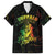 Reggae King Buffalo Soldier Family Matching Short Sleeve Bodycon Dress and Hawaiian Shirt Honoring The Legend LT05 - Wonder Print Shop