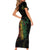 Reggae King Buffalo Soldier Family Matching Short Sleeve Bodycon Dress and Hawaiian Shirt Honoring The Legend LT05 - Wonder Print Shop