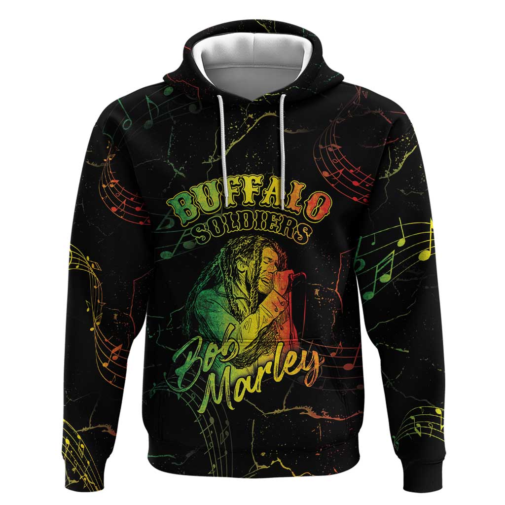 Reggae King Buffalo Soldier Hoodie Honoring The Legend LT05 - Wonder Print Shop