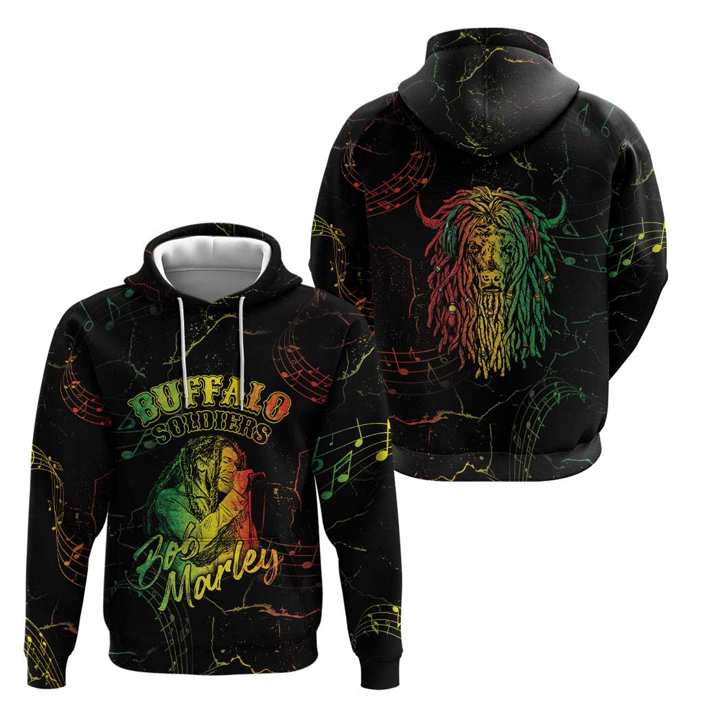 Reggae King Buffalo Soldier Hoodie Honoring The Legend LT05 - Wonder Print Shop