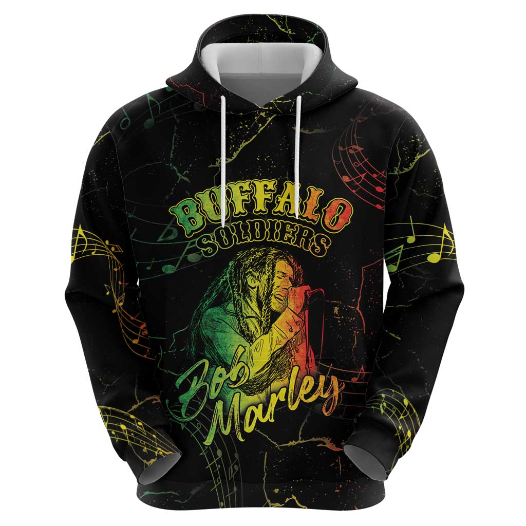 Reggae King Buffalo Soldier Hoodie Honoring The Legend LT05 - Wonder Print Shop