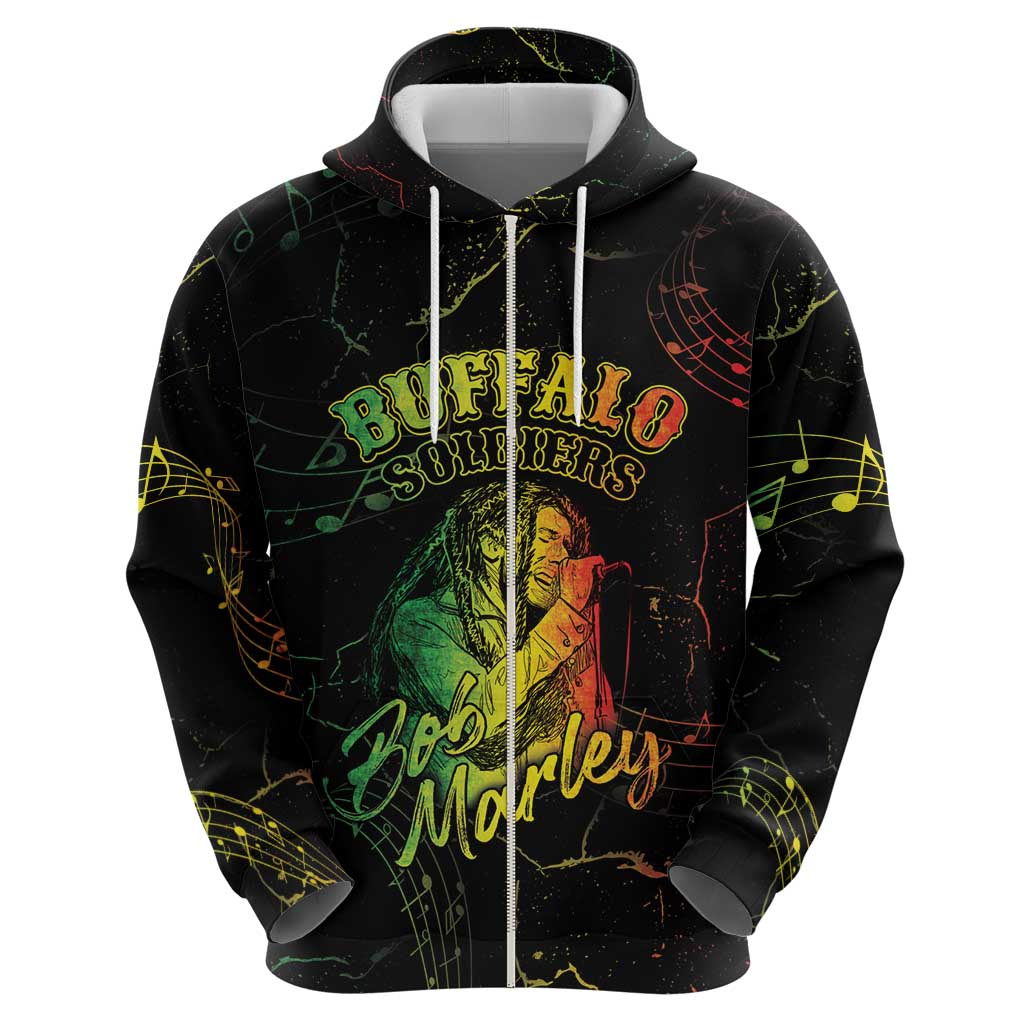 Reggae King Buffalo Soldier Hoodie Honoring The Legend LT05 - Wonder Print Shop