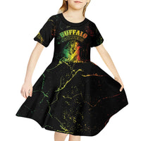 Reggae King Buffalo Soldier Kid Short Sleeve Dress Honoring The Legend LT05 - Wonder Print Shop