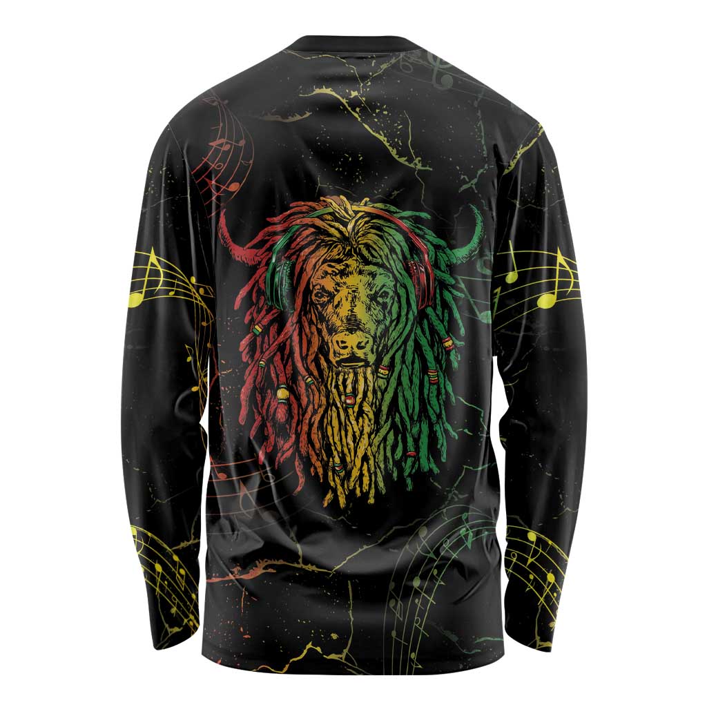 Reggae King Buffalo Soldier Long Sleeve Shirt Honoring The Legend LT05 - Wonder Print Shop
