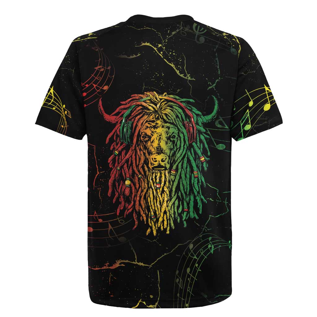 Reggae King Buffalo Soldier Rugby Jersey Honoring The Legend LT05 - Wonder Print Shop
