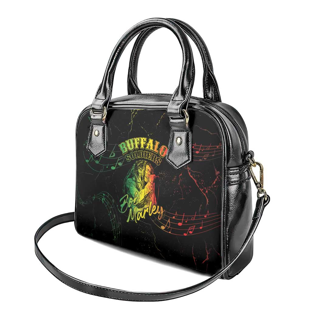 Reggae King Buffalo Soldier Shoulder Handbag Honoring The Legend LT05 - Wonder Print Shop