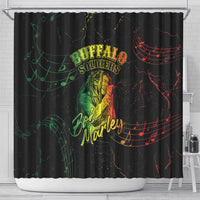 Reggae King Buffalo Soldier Shower Curtain Honoring The Legend LT05 - Wonder Print Shop