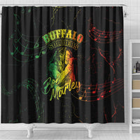 Reggae King Buffalo Soldier Shower Curtain Honoring The Legend LT05 - Wonder Print Shop