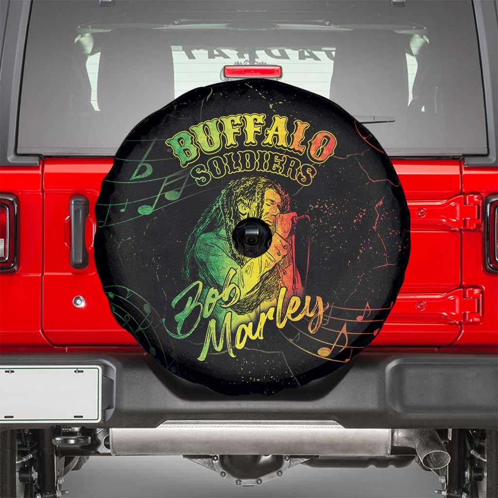 Reggae King Buffalo Soldier Spare Tire Cover Honoring The Legend LT05 - Wonder Print Shop