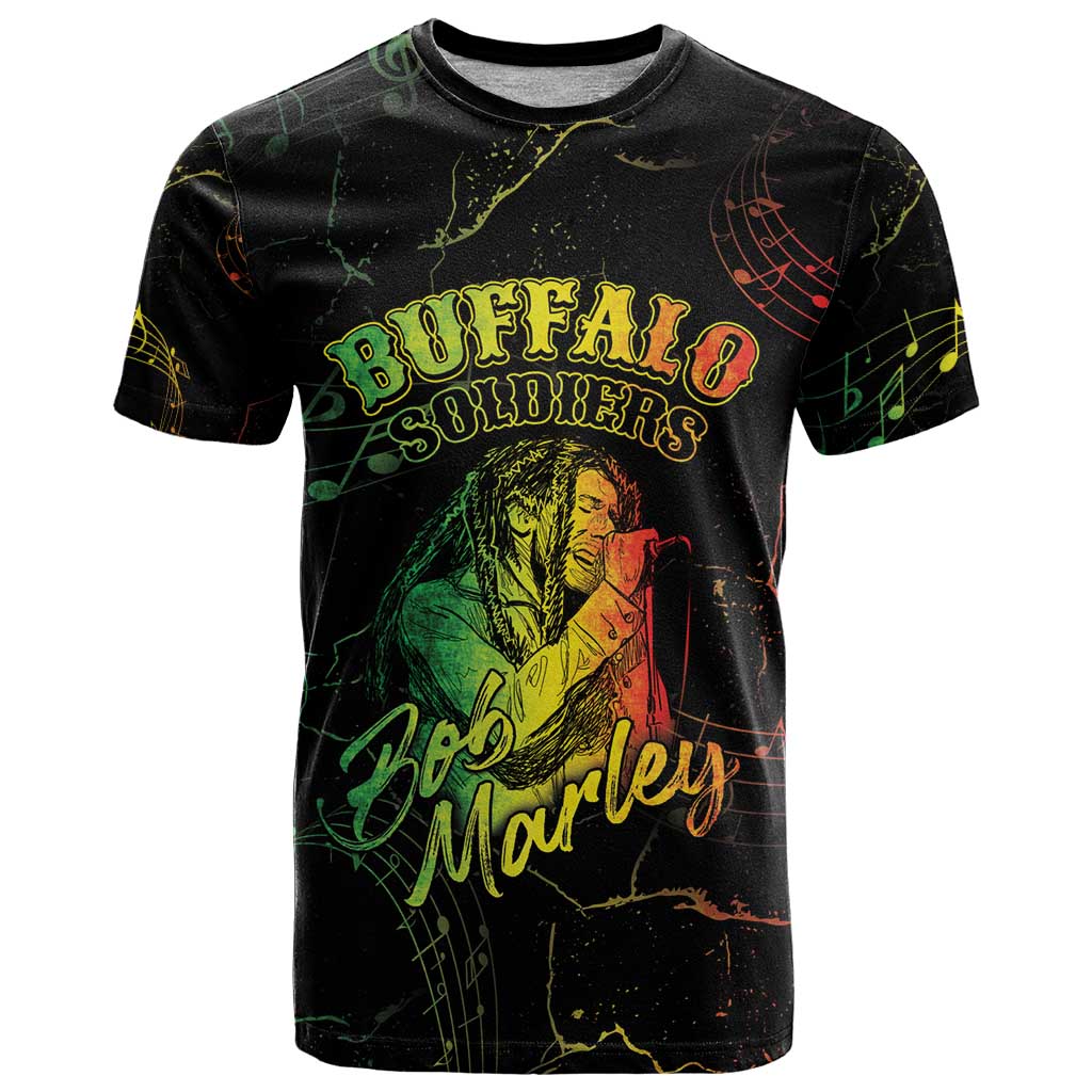 Reggae King Buffalo Soldier T Shirt Honoring The Legend LT05 - Wonder Print Shop
