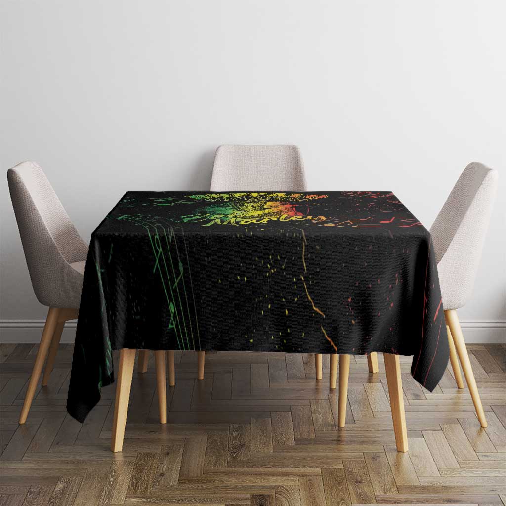 Reggae King Buffalo Soldier Tablecloth Honoring The Legend LT05 - Wonder Print Shop