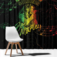 Reggae King Buffalo Soldier Window Curtain Honoring The Legend LT05 - Wonder Print Shop
