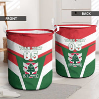Custom Lebanon Rugby Laundry Basket Go Champions - Wonder Print Shop