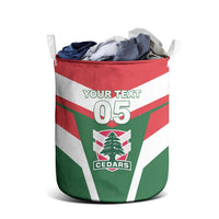 Custom Lebanon Rugby Laundry Basket Go Champions - Wonder Print Shop