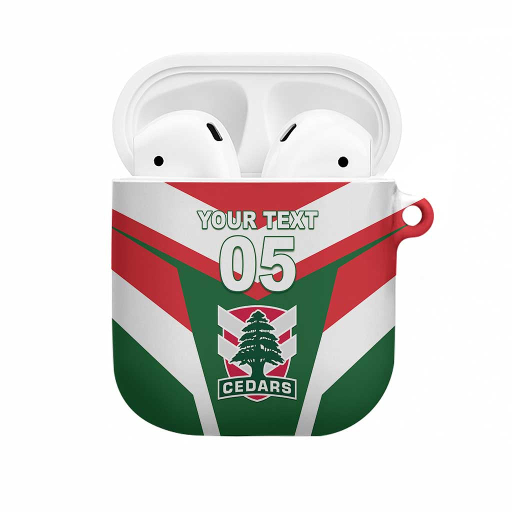 Custom Lebanon Rugby AirPods Case Go Champions - Wonder Print Shop