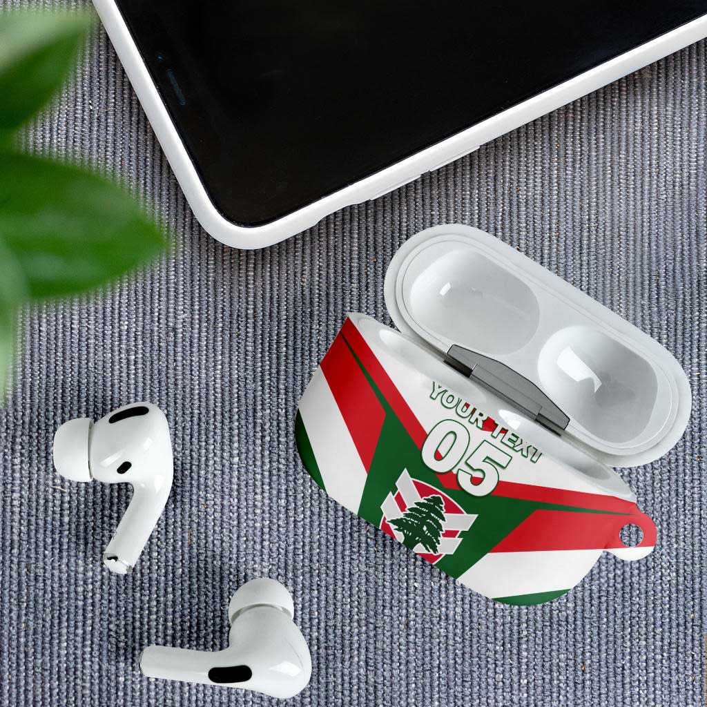 Custom Lebanon Rugby AirPods Case Go Champions - Wonder Print Shop
