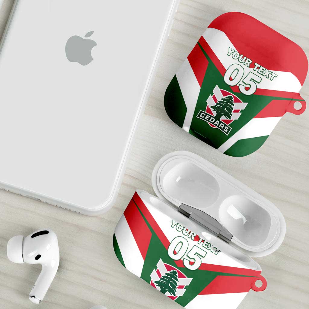Custom Lebanon Rugby AirPods Case Go Champions - Wonder Print Shop