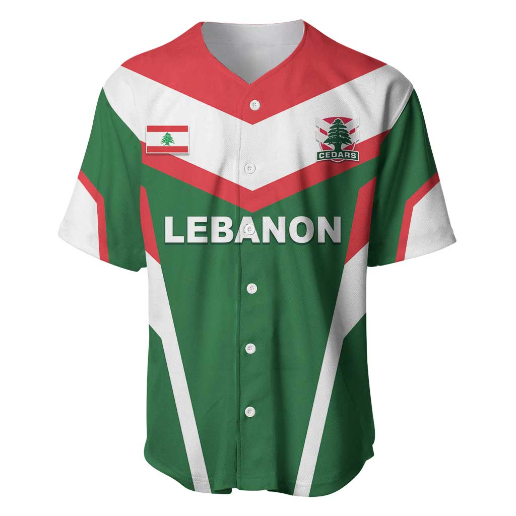 Custom Lebanon Rugby Baseball Jersey Go Champions - Wonder Print Shop