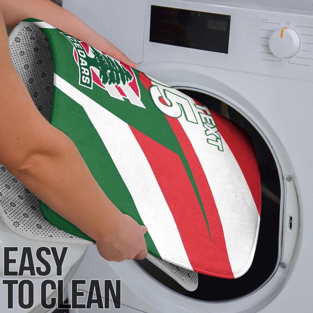 Custom Lebanon Rugby Bathroom Set Go Champions - Wonder Print Shop