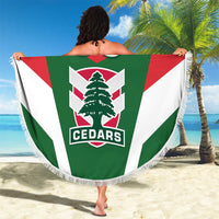 Custom Lebanon Rugby Beach Blanket Go Champions - Wonder Print Shop